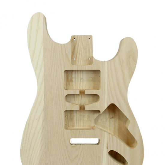 STRAT HSH BODY AMERICAN ASH - 3 PIECE - UNSANDED & UNFINISHED - #1
