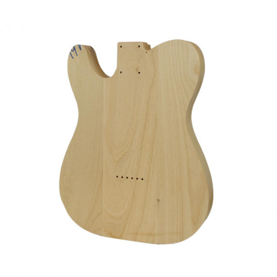 TELE HUMB BODY RED ALDER - 3 PIECE - UNSANDED & UNFINISHED - #11