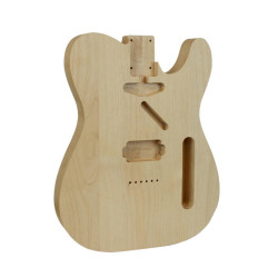 TELE HUMB BODY RED ALDER - 4 PIECE - UNSANDED & UNFINISHED - #13