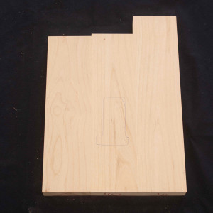 3-PIECE AMERICAN RED ALDER BODY BLANK FOR STRAT #10